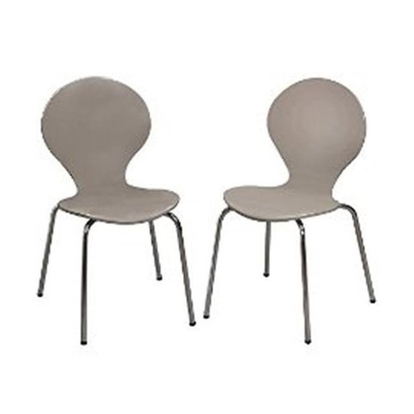 Giftmark 3013G Modern Childrens 2 Chair Set with Chrome Legs - Grey, Giftmark, Mfr#: 3013G